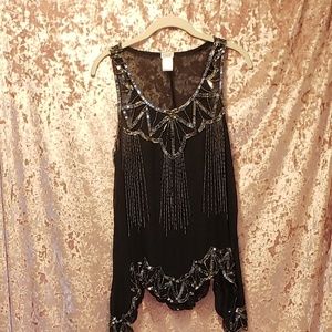 ❤Black sleeveless top❤